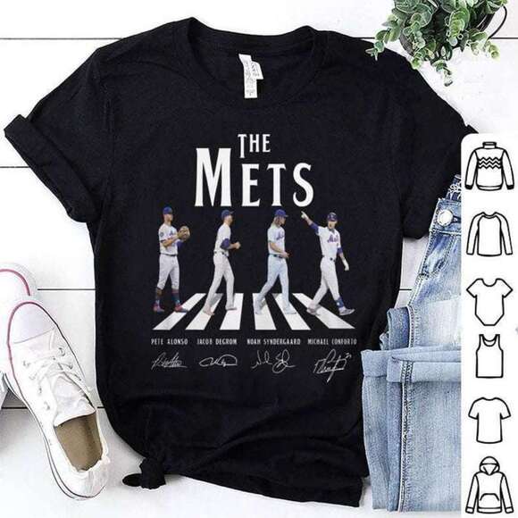 Other - The New York Mets Baseball Abbey Road Signatures T Shirt
